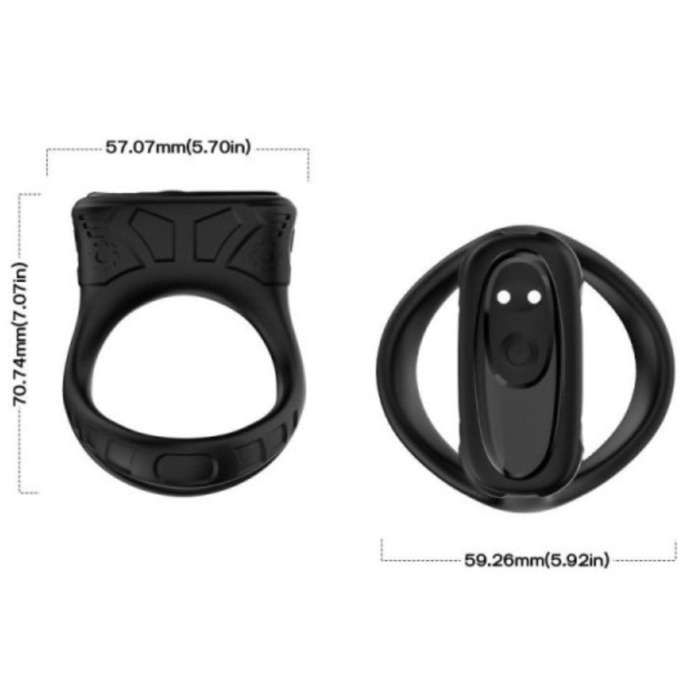 TOYBOY RINGO vibrating cock and balls splitting ring