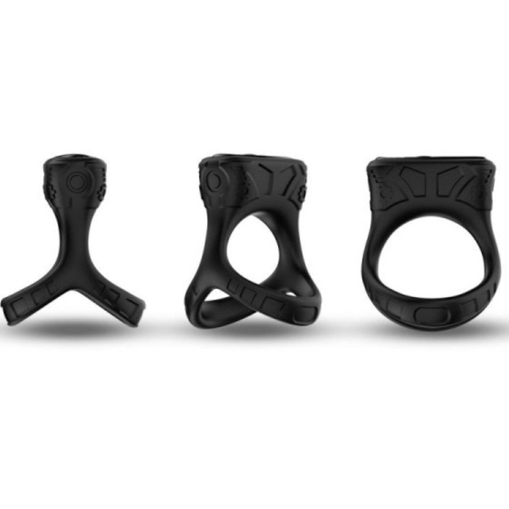 TOYBOY RINGO vibrating cock and balls splitting ring