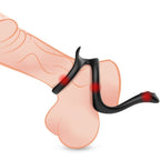 TOYBOY STAY HARD dual silicone rings with tail - image 3