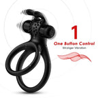 TOYBOY MAX BUNNY double loop vibrating ring - image 6