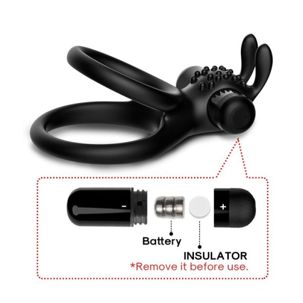 TOYBOY MAX BUNNY double loop vibrating ring - image 5