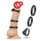 TOYBOY STAY HARD BLACK PIRATE Trio silicone rings - image 2