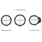 TOYBOY STAY HARD BLACK PIRATE Trio silicone rings - image 3