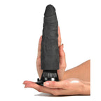 TOYBOY BARAK Realistic suctioned dildo Vibrator BLACK 22.5 X 4.3 cm - image 4