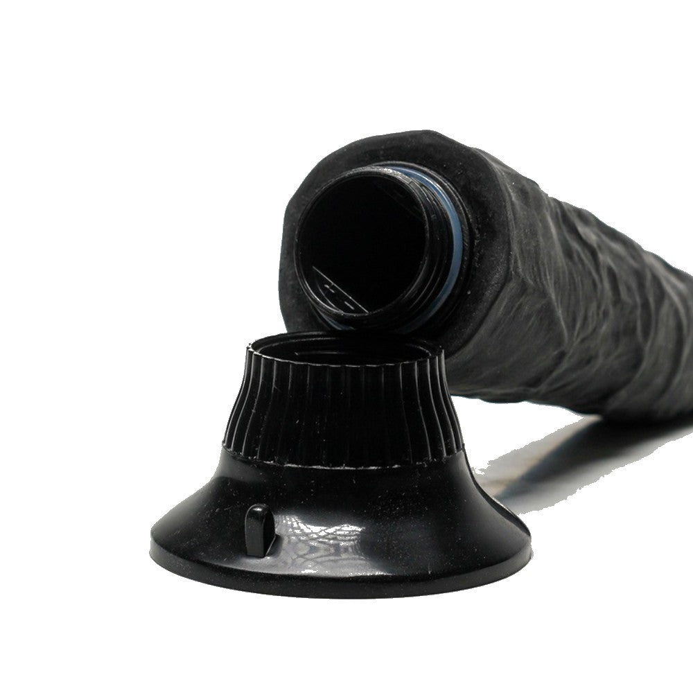 TOYBOY BARAK Realistic suctioned dildo Vibrator BLACK 22.5 X 4.3 cm - image 8