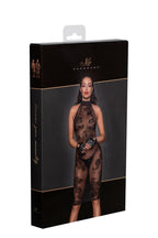 Noir handmade Midi tulle dress with velvet straps in the back - image 6