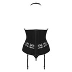 Plus Size Obsessive Serafia corset with thong