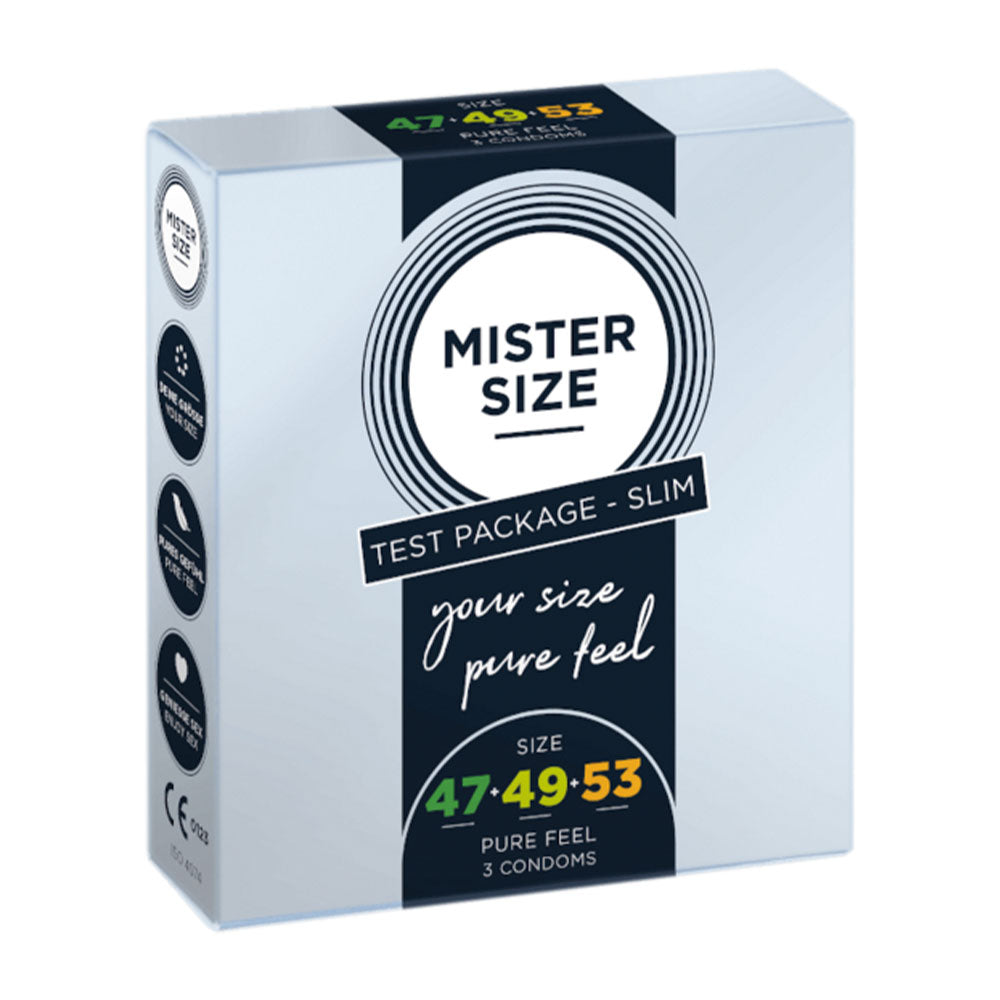 MISTER SIZE Trial Set 47-49-53 (3 condoms) Δευτερεύουσα εικόνα προϊόντος