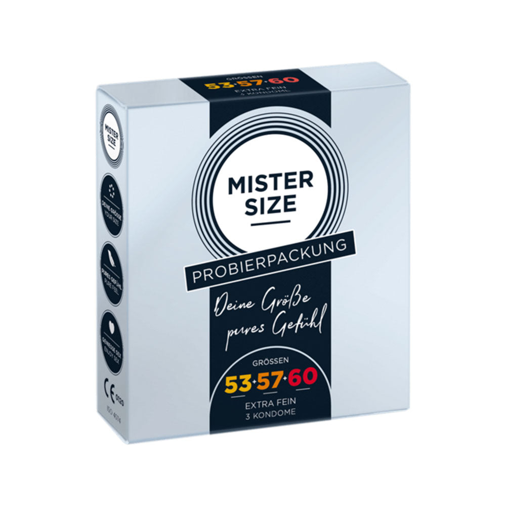 MISTER SIZE Trial Set 53-57-60 (3 condoms)
