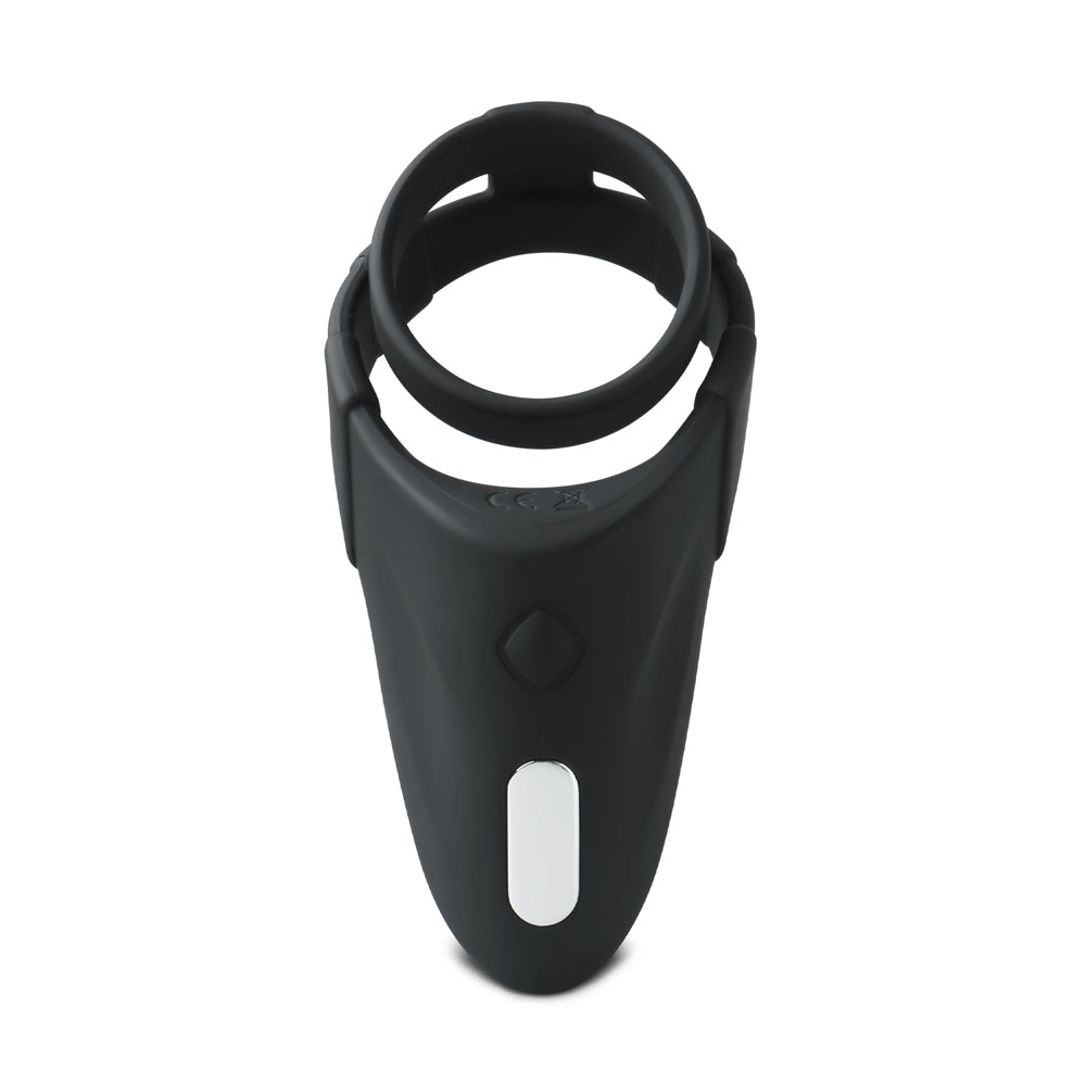 Cock and Ball Ring with Rechargeable perineum vibrator - image 3