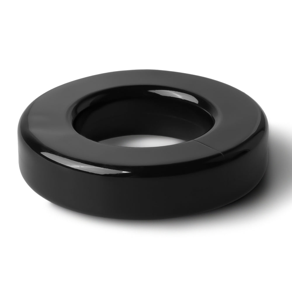 Smooth Stretchy Cock Ring 4.3 cm BLACK - image 2