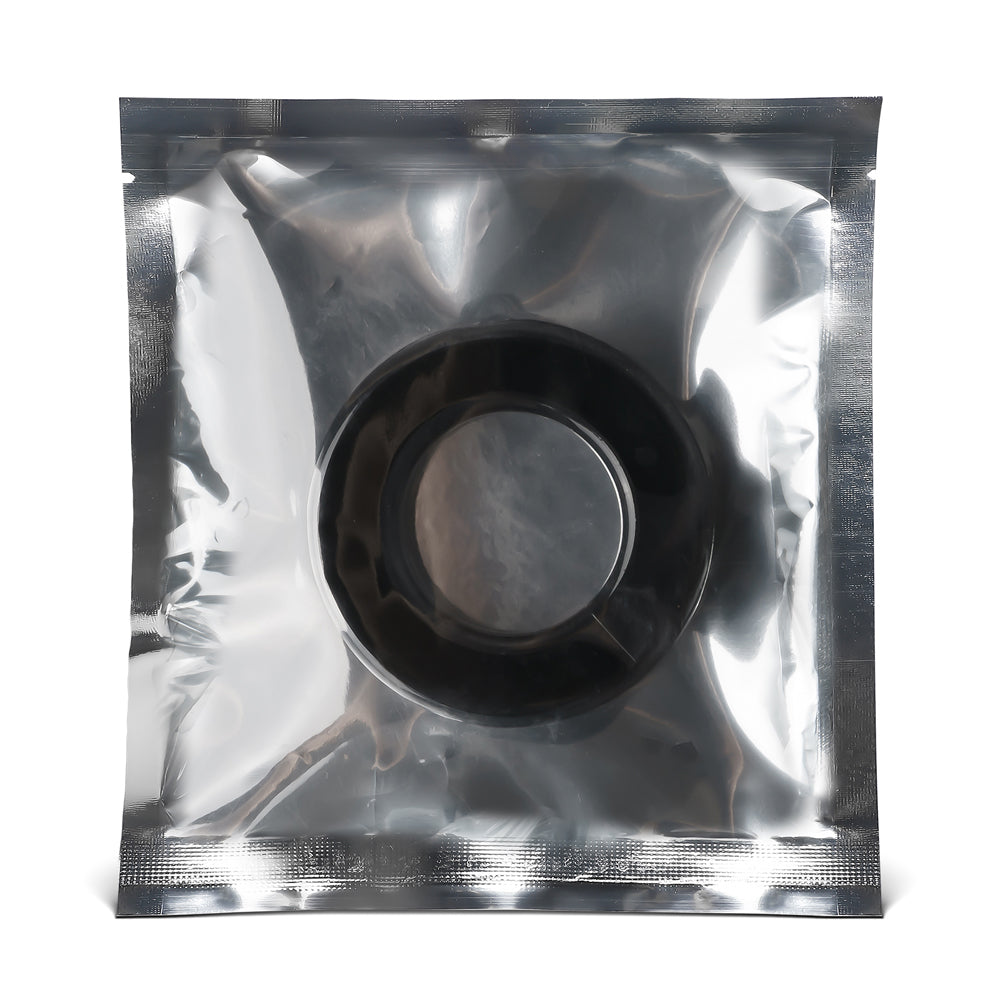 Smooth Stretchy Cock Ring 4.3 cm BLACK - image 5