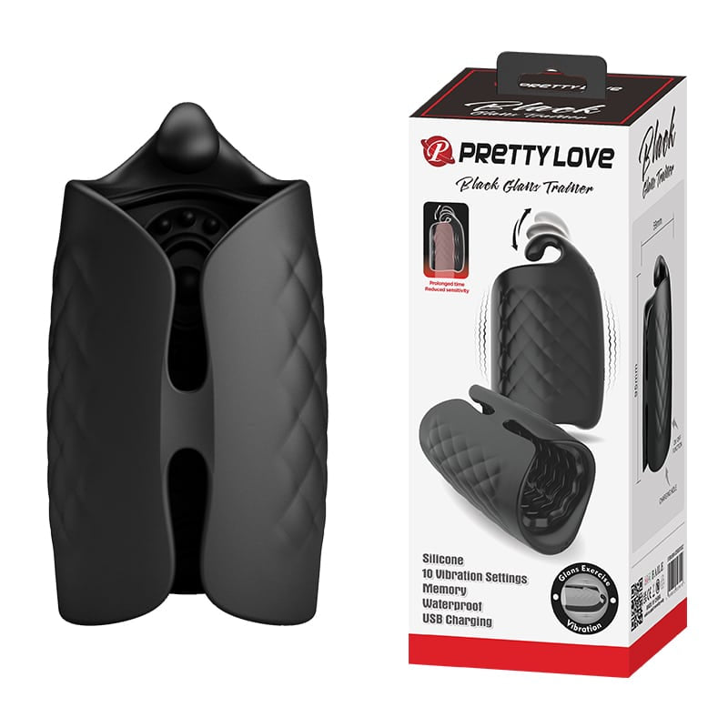 PRETTY LOVE VIBRATING HANDJOB GLANS TRAINER MALE SEX TOY