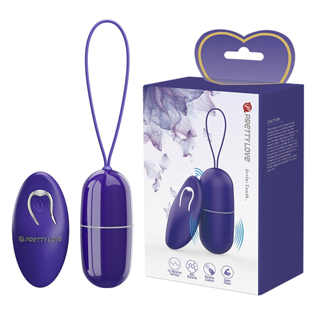 PRETTY LOVE ARVIN YOUTH vibrating remote controlled egg Κύρια εικόνα προϊόντος