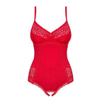 Plus Size Obsessive Jolierose Crotchless Teddy