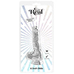Dildo with Balls 16x3.8 cm TRANSPARENT