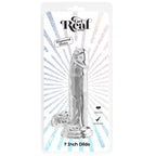 Dildo with Balls 18x4.5 cm TRANSPARENT