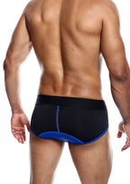 MaleBasics Neon Brief BLUE - image 5
