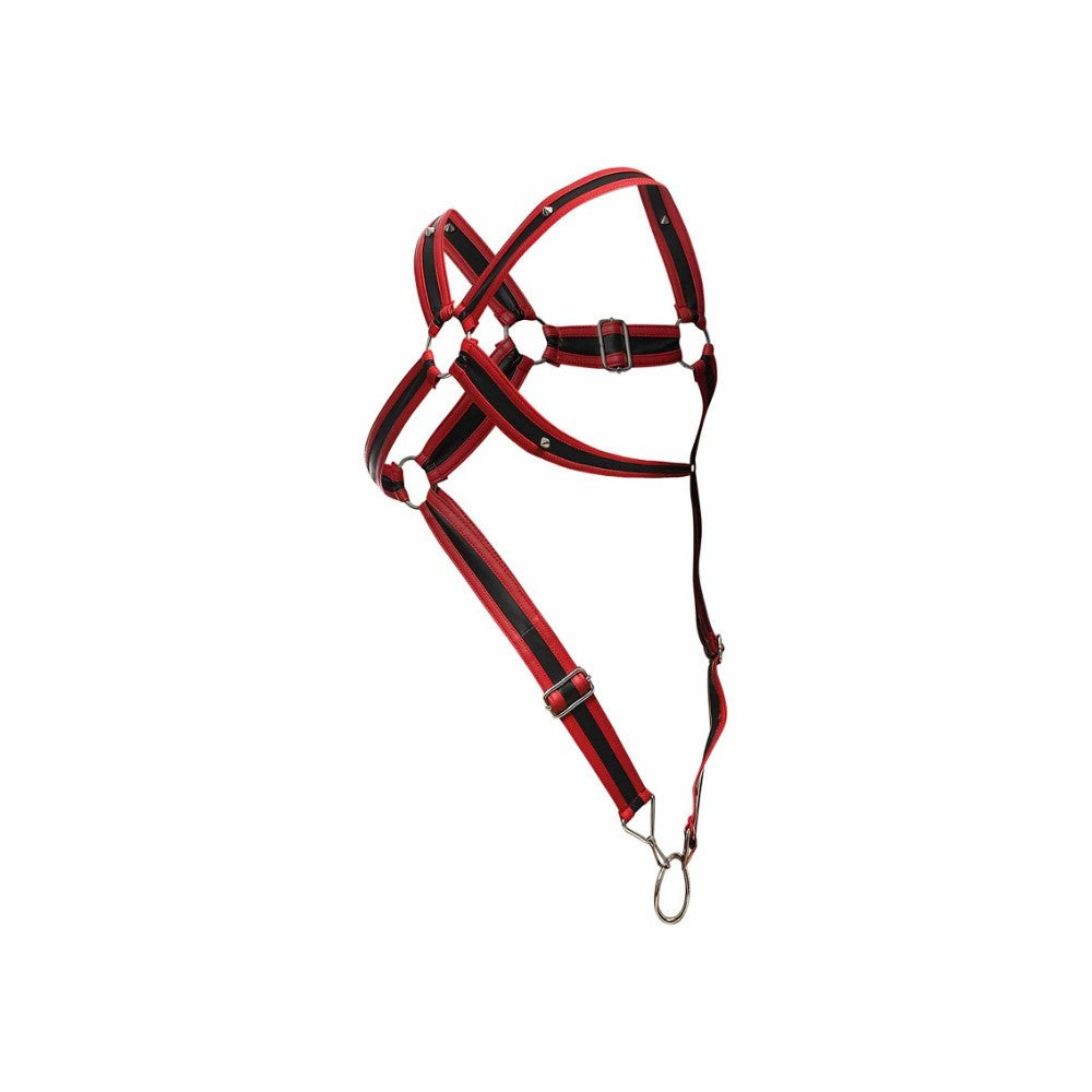 DNGEON Cross Cockring Harness O/S RED - image 8