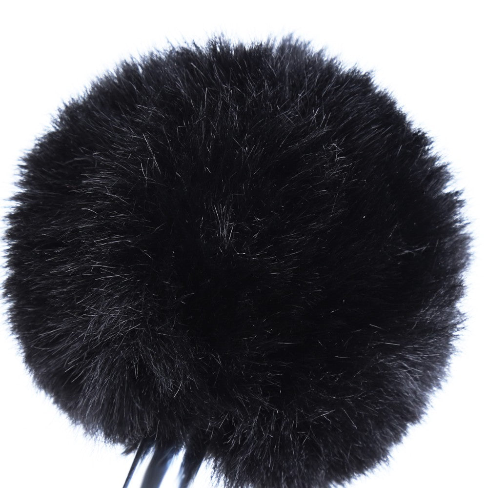NAUGHTY TOYS Black Faux Fur with acrylic metal wand - image 3