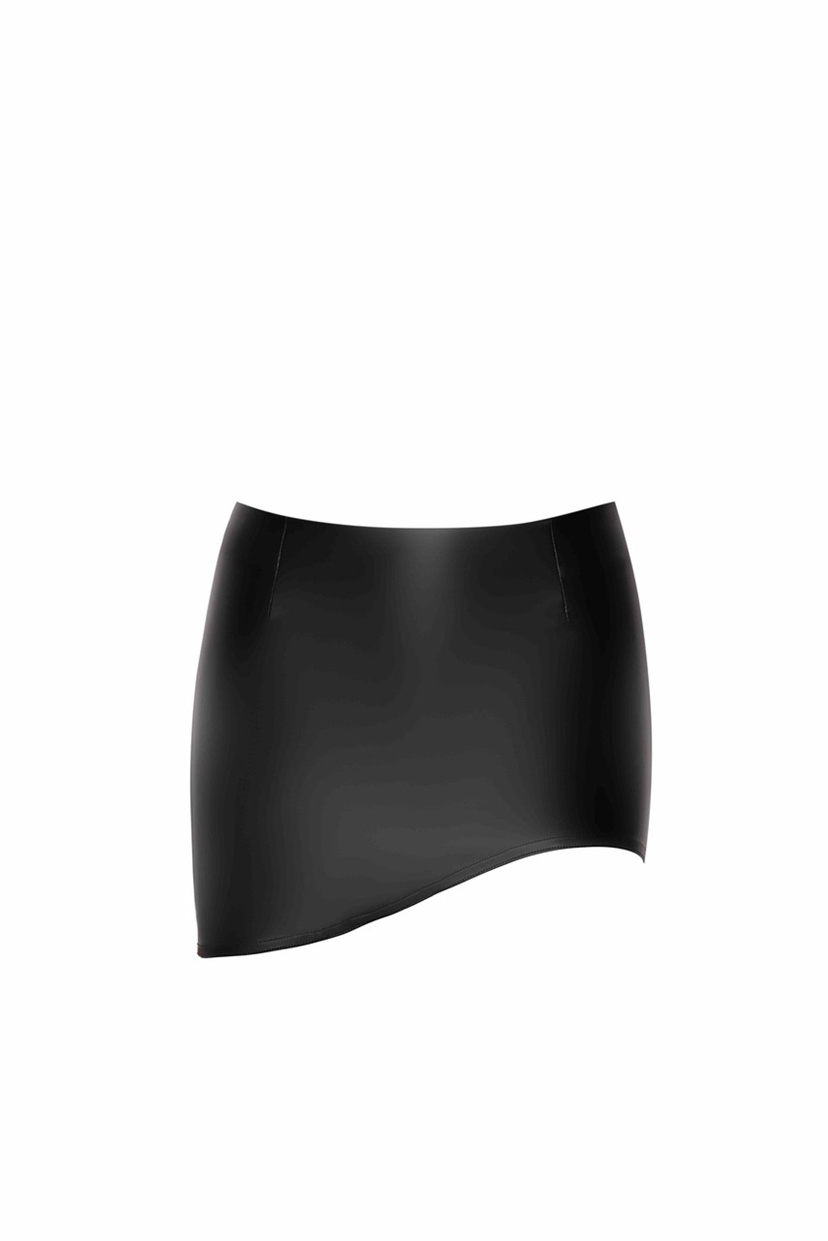 Noir handmade Legacy wetlook mini skirt - image 4