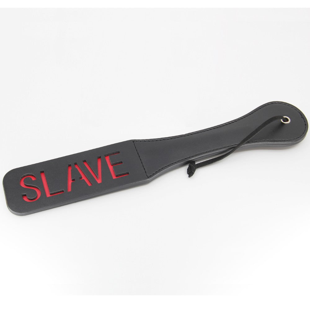 NAUGHTY TOYS SLAVE spanking leather Paddle 32 cm - image 4