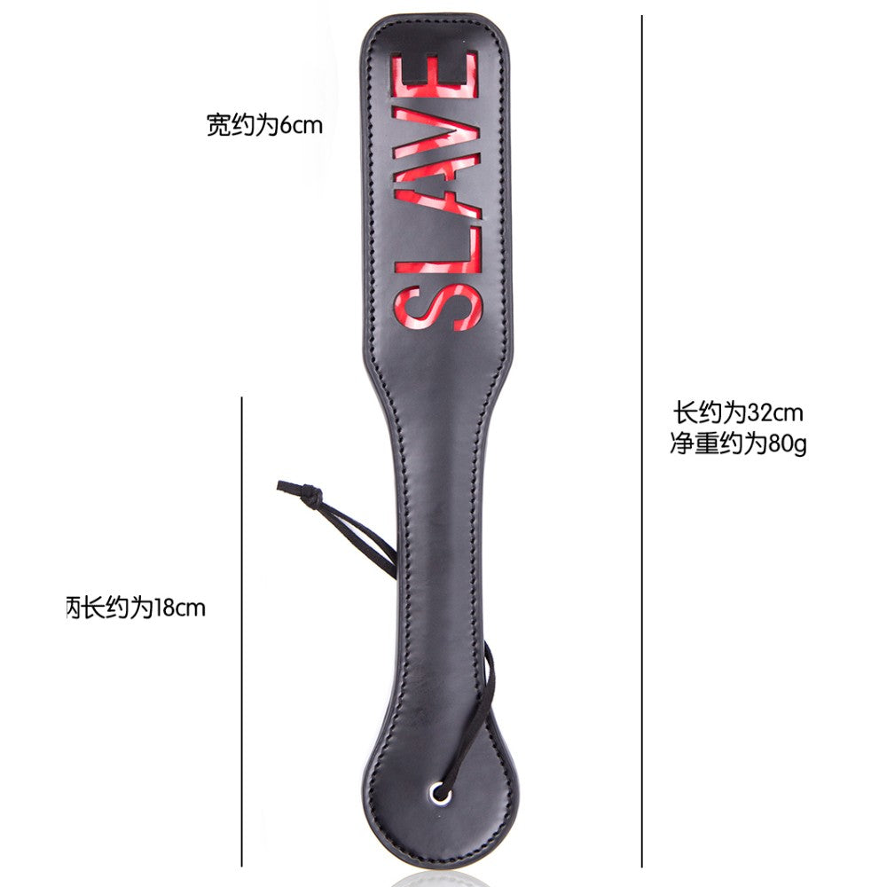 NAUGHTY TOYS SLAVE spanking leather Paddle 32 cm