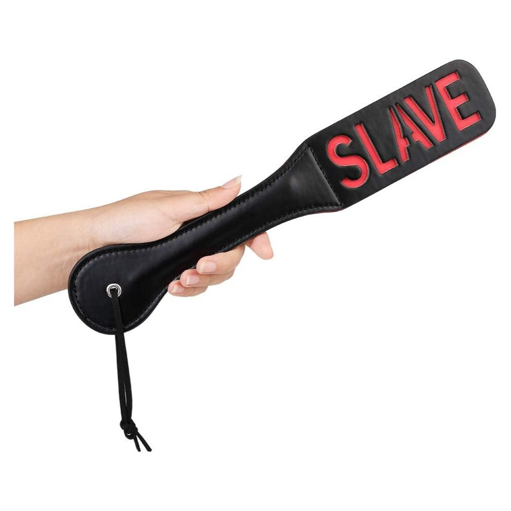 NAUGHTY TOYS SLAVE spanking leather Paddle 32 cm - image 2
