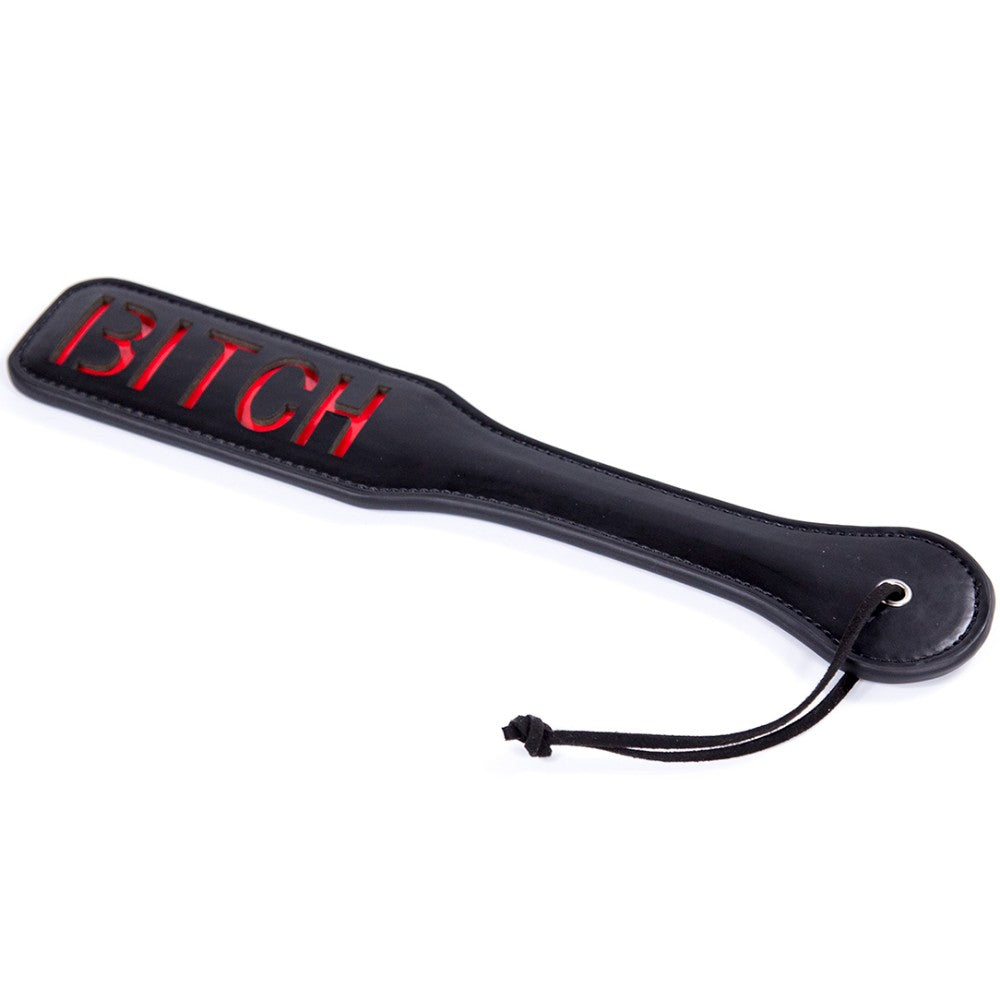NAUGHTY TOYS BITCH spanking leather Paddle 32 cm