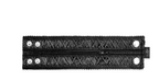 Noir handmade Wrist wallet with hidden zipper O/S