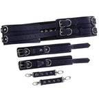 NAUGHTY TOYS leather body corset wrist cuffs restraints 2pcs set - image 3