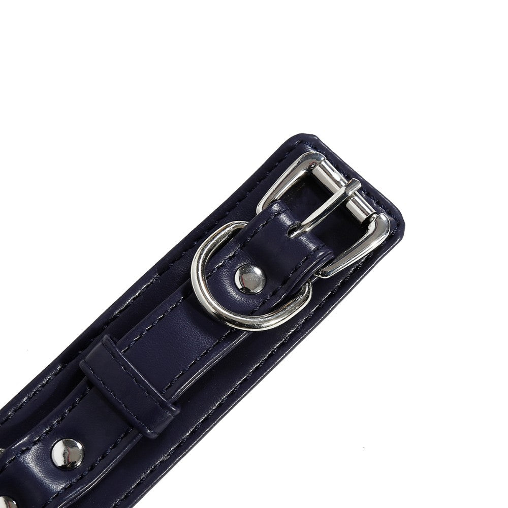 NAUGHTY TOYS leather body corset wrist cuffs restraints 2pcs set - image 7