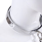 Steel neck Collar with chain leash - Medium SIZE - image 4