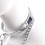 Steel neck Collar with chain leash - Medium SIZE - image 9