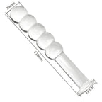 NAUGHTY TOYS Beaded Glass Anal plug 15 X 3 cm - image 3