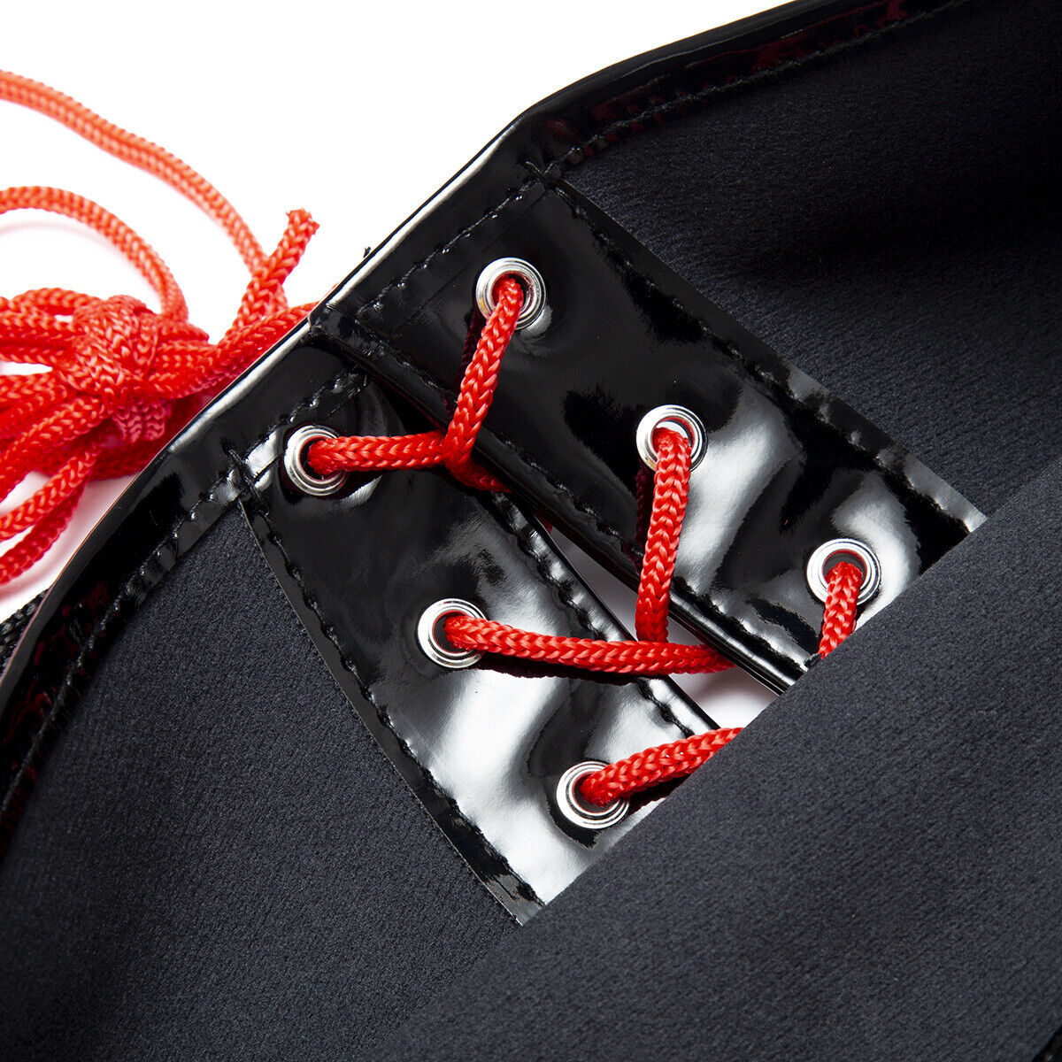 Shiny leather Calf Bondage Armbinders Restraint - image 9