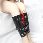 Shiny leather Calf Bondage Armbinders Restraint - image 2