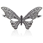 Naughty Toys Butterfly eye mask textile Black