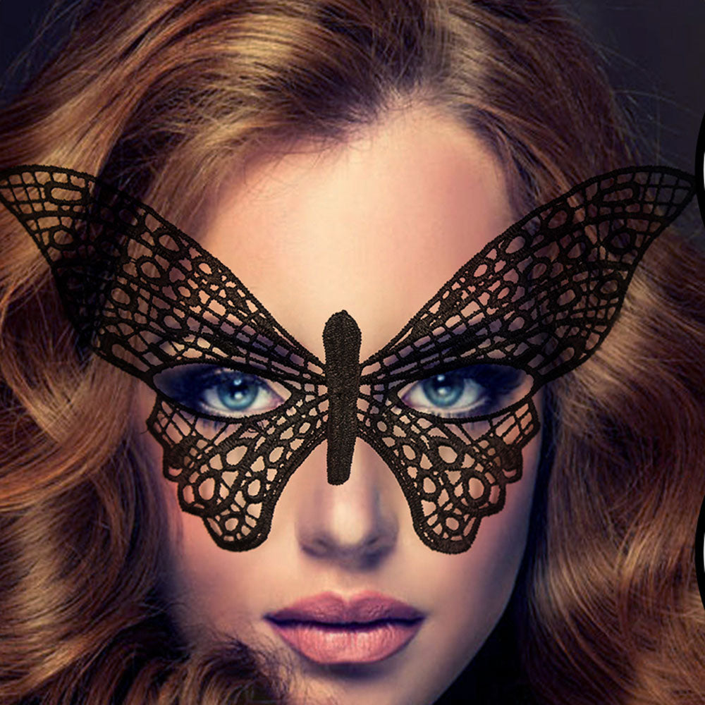 Naughty Toys Butterfly eye mask textile Black Δευτερεύουσα εικόνα προϊόντος
