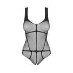 Obsessive B336 Crotchless Teddy Black O/S