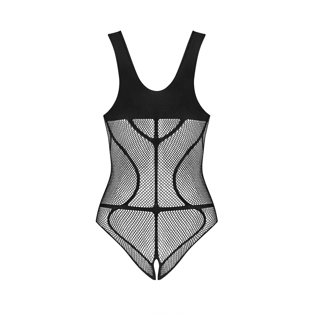Obsessive B336 Crotchless Teddy Black O/S