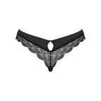 Obsessive Chemeris panties with lace Black - image 5