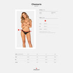 Plus size Obsessive Chemeris panties with lace Black - image 8