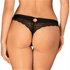 Plus size Obsessive Chemeris panties with lace Black - image 7