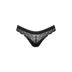 Plus size Obsessive Chemeris panties with lace Black