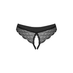 Obsessive Chemeris crotchless panties Black - image 5