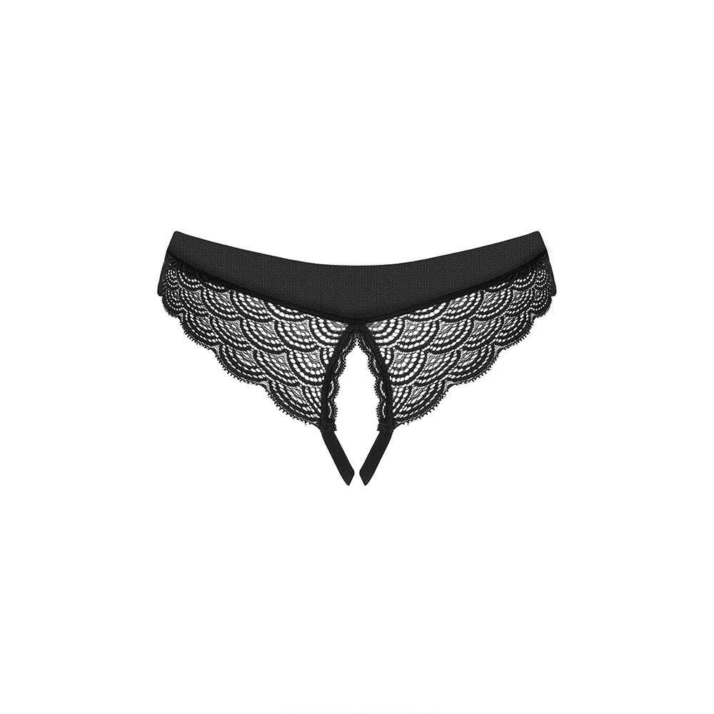 Obsessive Chemeris crotchless panties Black - image 5