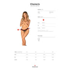 Plus size Obsessive Chemeris crotchless panties Black - image 8