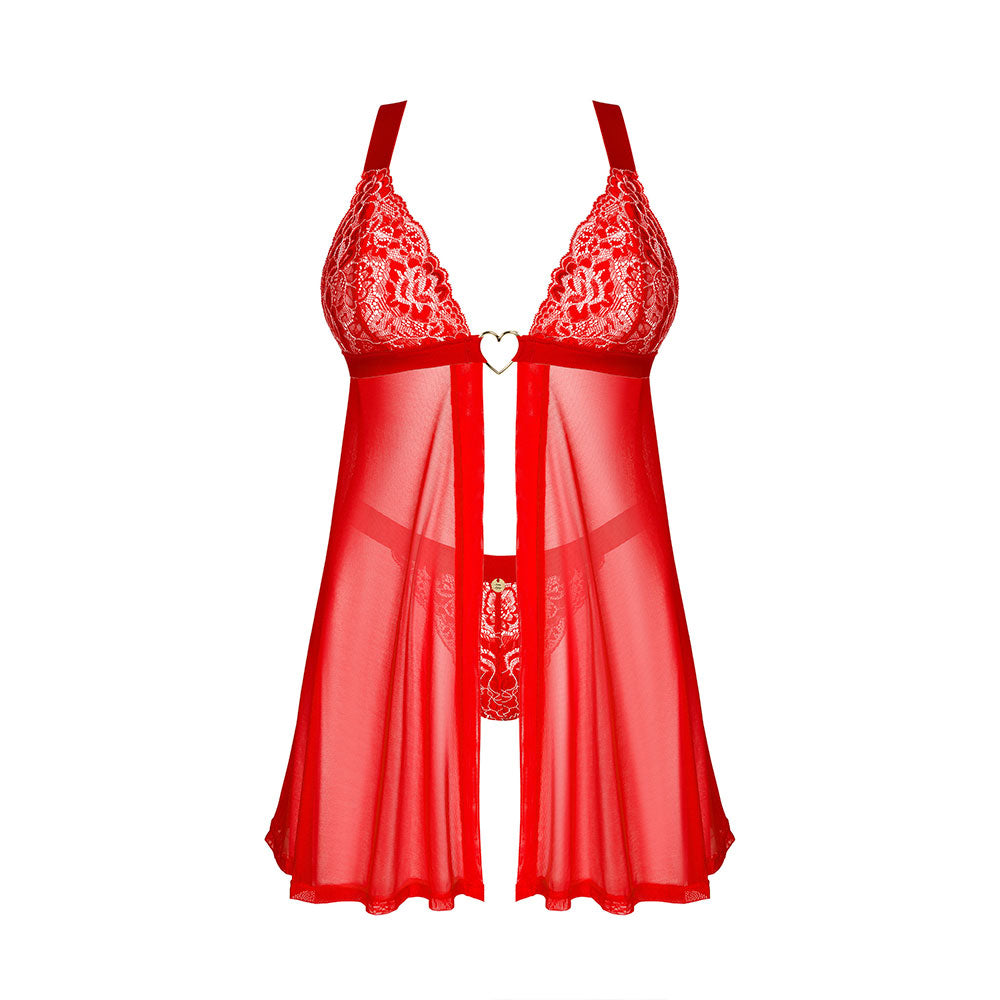Obsessive Elianes Babydoll and Thong Red Main image