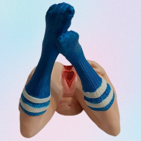 Butt Pussy Blue socks Pen Holder and Phone Stand - image 5